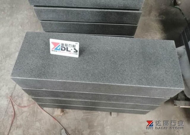 G38 Granite Black Granite Copping Tiles Flamed Brush Landscape