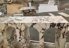 Calacatta Viola Marble Bar Counter