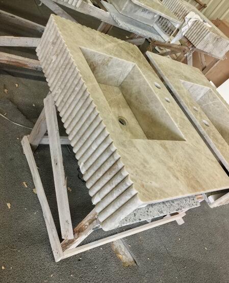 Taja Mahal Quartize Specil Custom Cutting