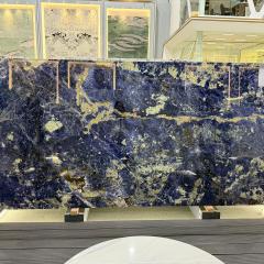 Bolivian Blue Marble Slab Luxury Natural Stone