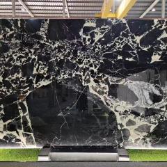 Luxury Bvlgari Black Marble Slab