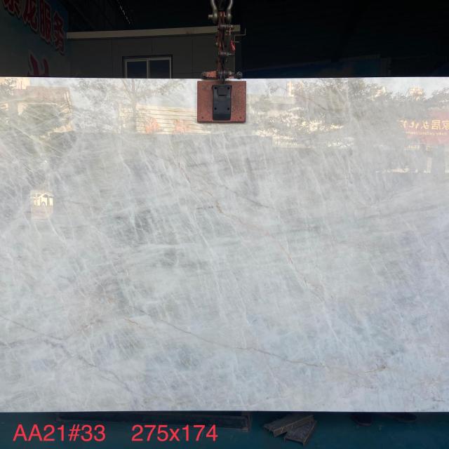 White Ice Jade Marble Slab