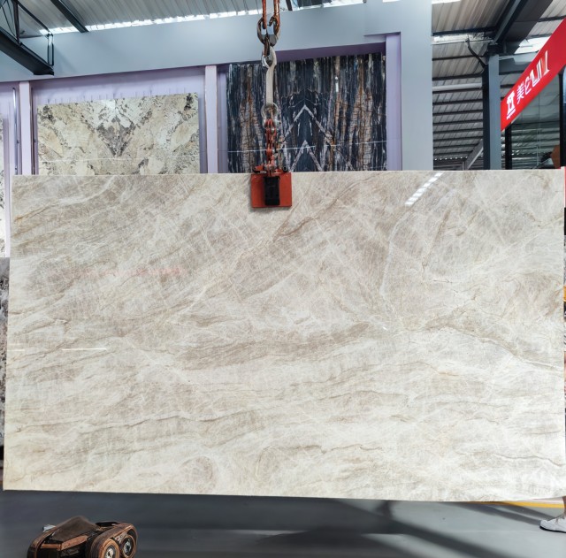 Natural Taj Mahal Quartzite Slab Premium Large Stone Slab