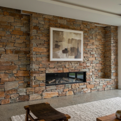 Rusty Quartzite Ledgestone Culture Stone Veneer for Wall Cladding