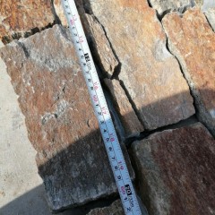 Rusty Quartzite Ledgestone Culture Stone Veneer for Wall Cladding