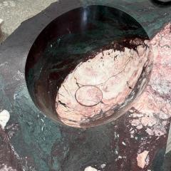 Emerald Green Marble Wash Basin Natural Stone Vessel Sink