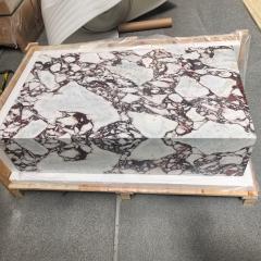 Square Calacatta Viola Marble Coffee Table
