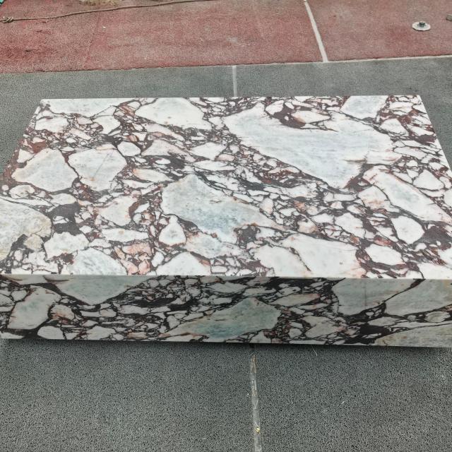 Square Calacatta Viola Marble Coffee Table
