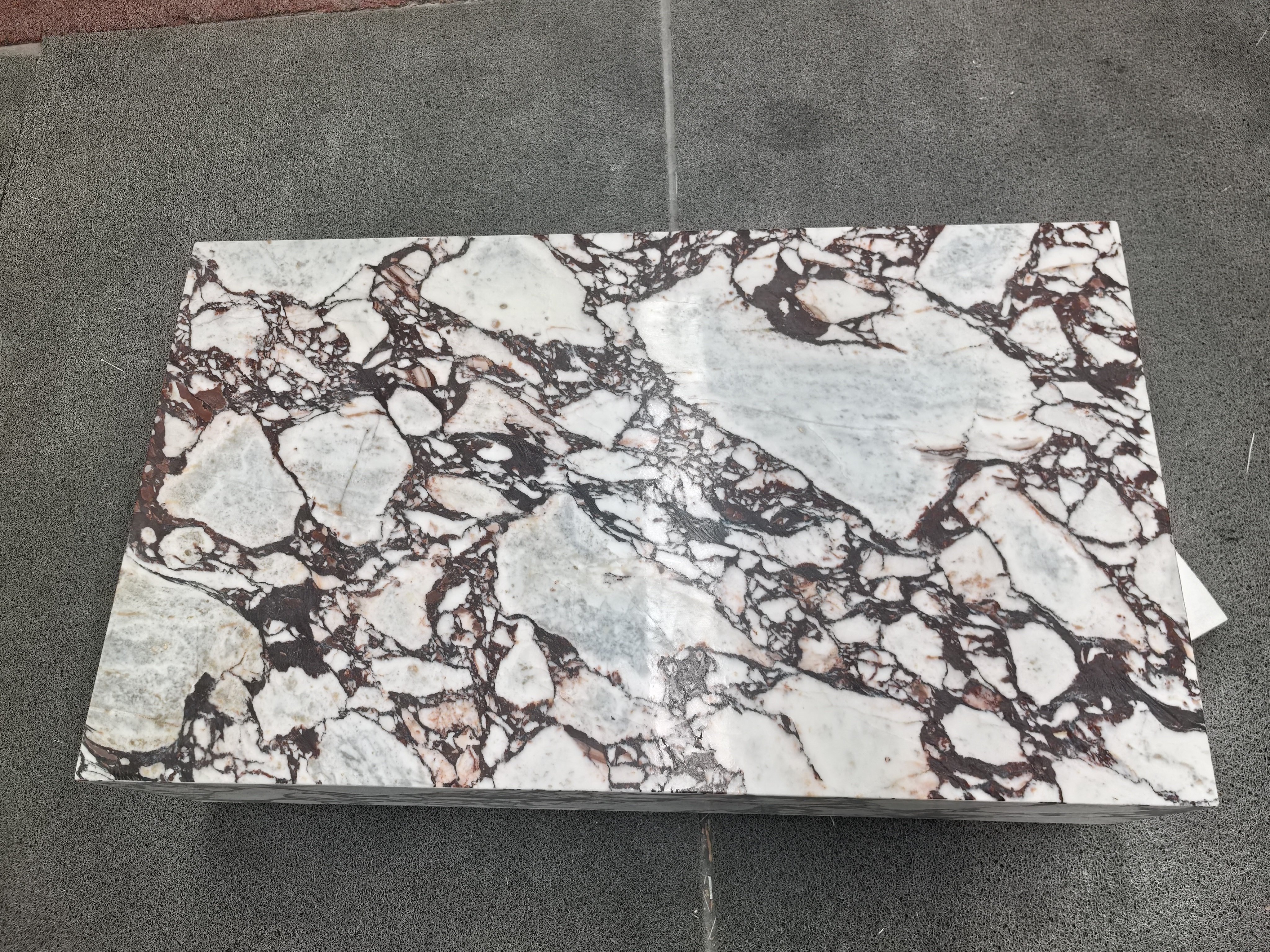 Square Calacatta Viola Marble Coffee Table
