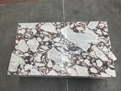 Square Calacatta Viola Marble Coffee Table