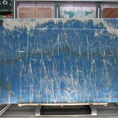 Natural Blue Jade Stone Slab Luxury Large Format Jade Stone