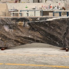 Venice Brown Marble Large Bar Counter