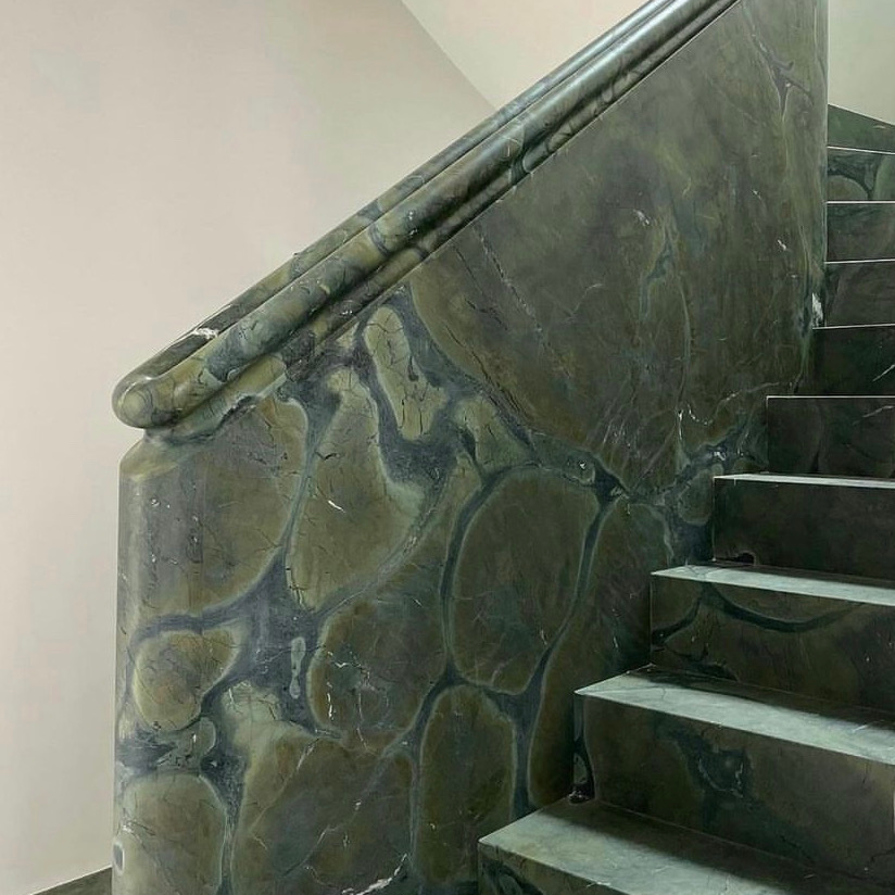 Victoria Green Marble Slab Natural Green Stone Large Slab