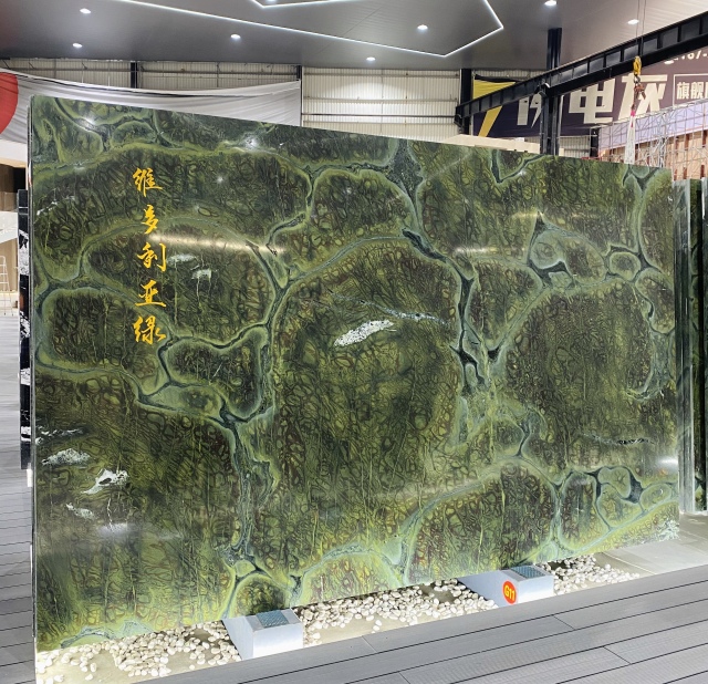 Victoria Green Marble Slab Natural Green Stone Large Slab