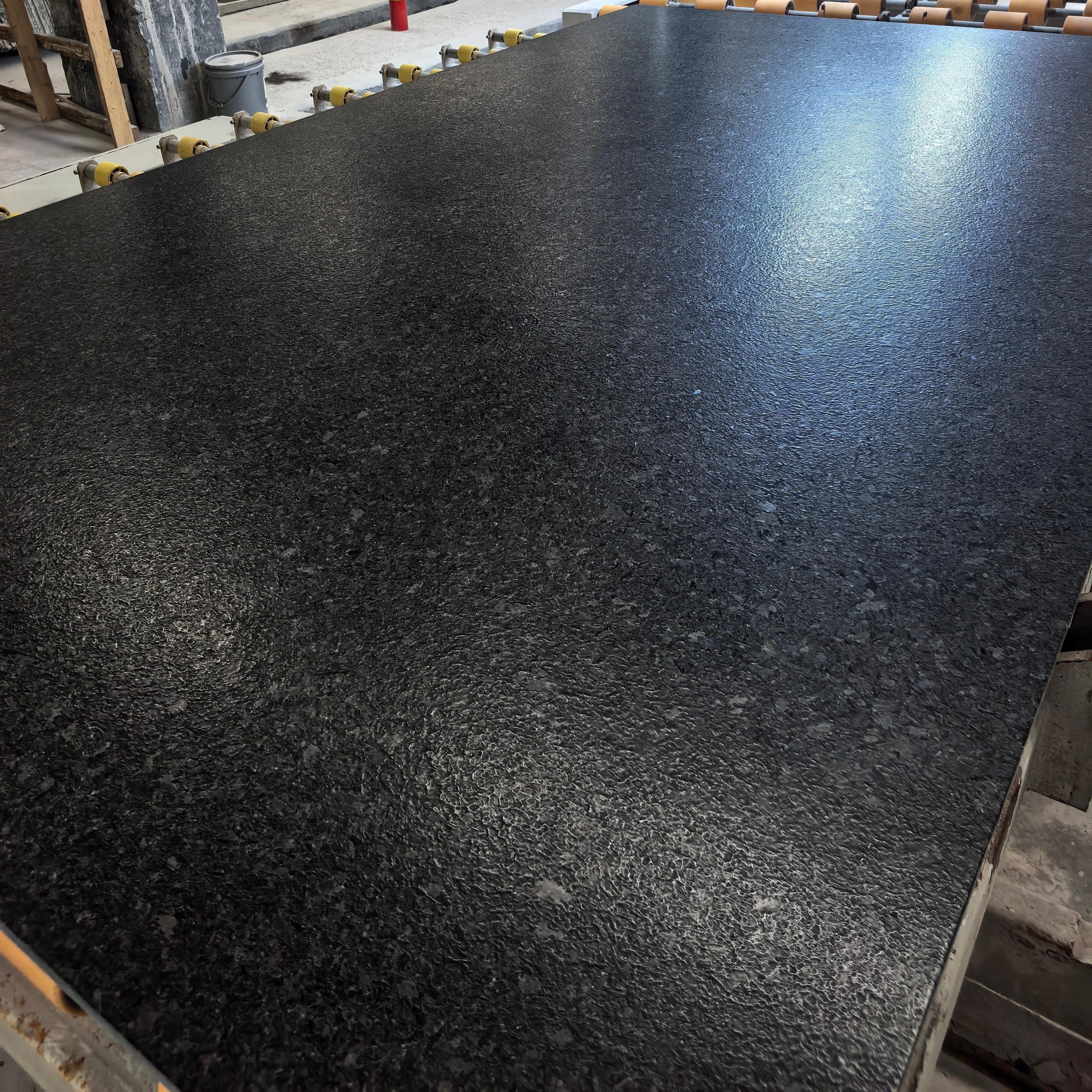Leathered Angola Black Granite Slabs