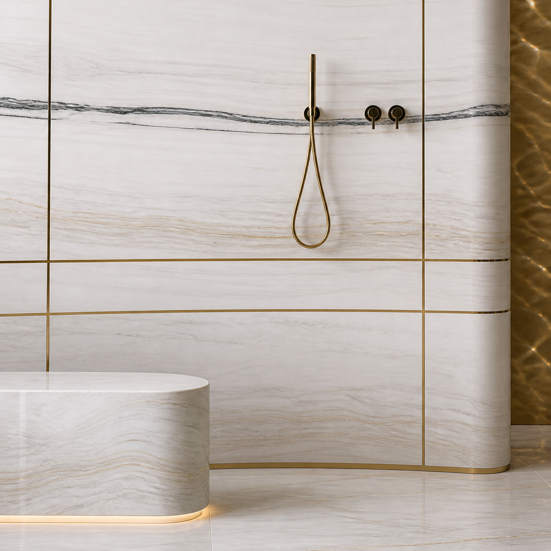 Bianco Lasa White Marble Slab Premium Natural White Marble