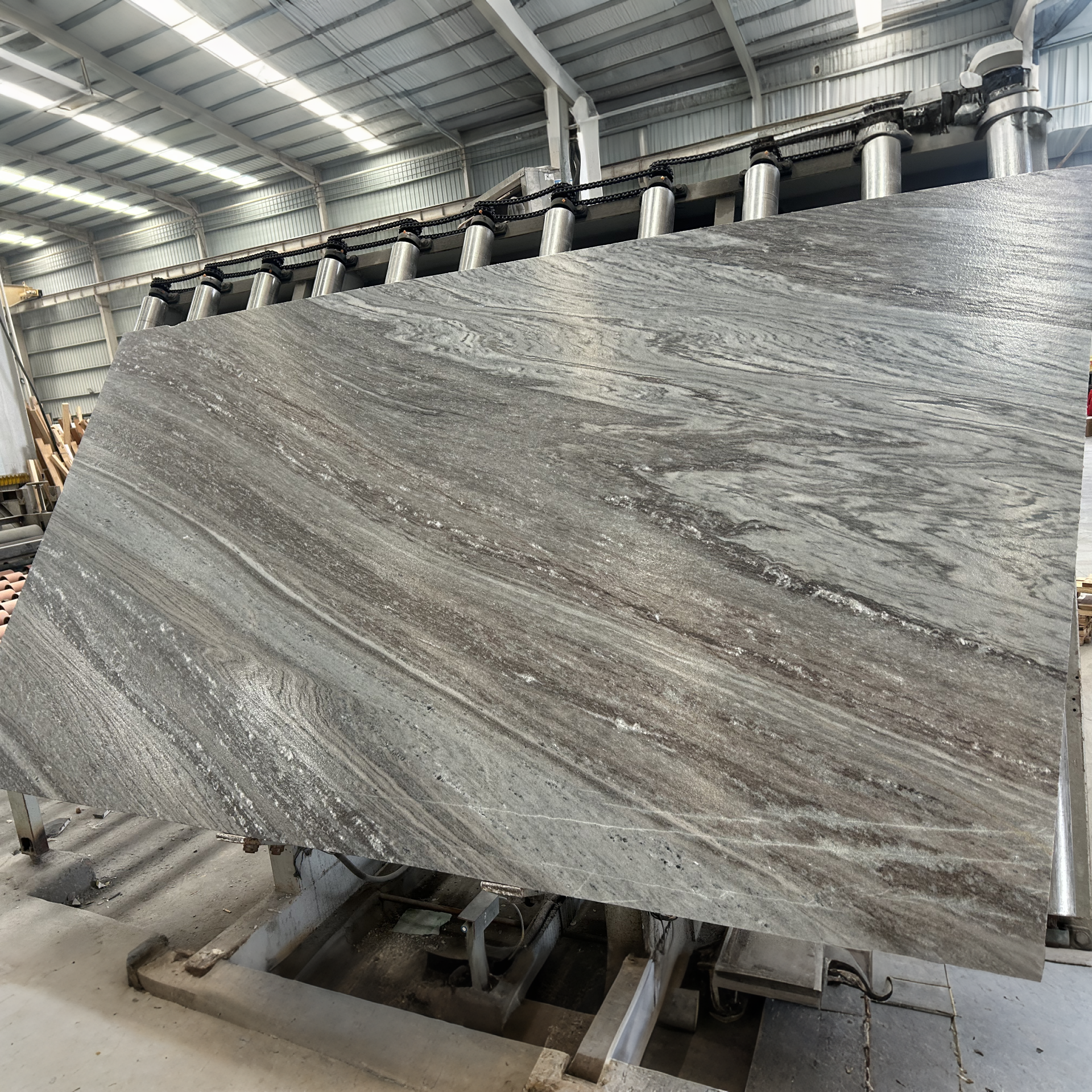 Luxury Cloudflow Blue Marble Slab