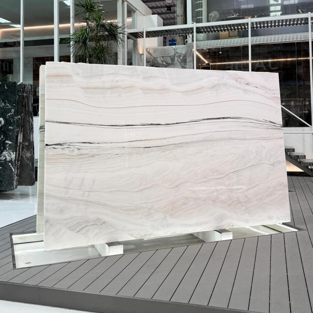 Bianco Lasa White Marble Slab Premium Natural White Marble