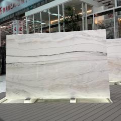 Bianco Lasa White Marble Slab Premium Natural White Marble
