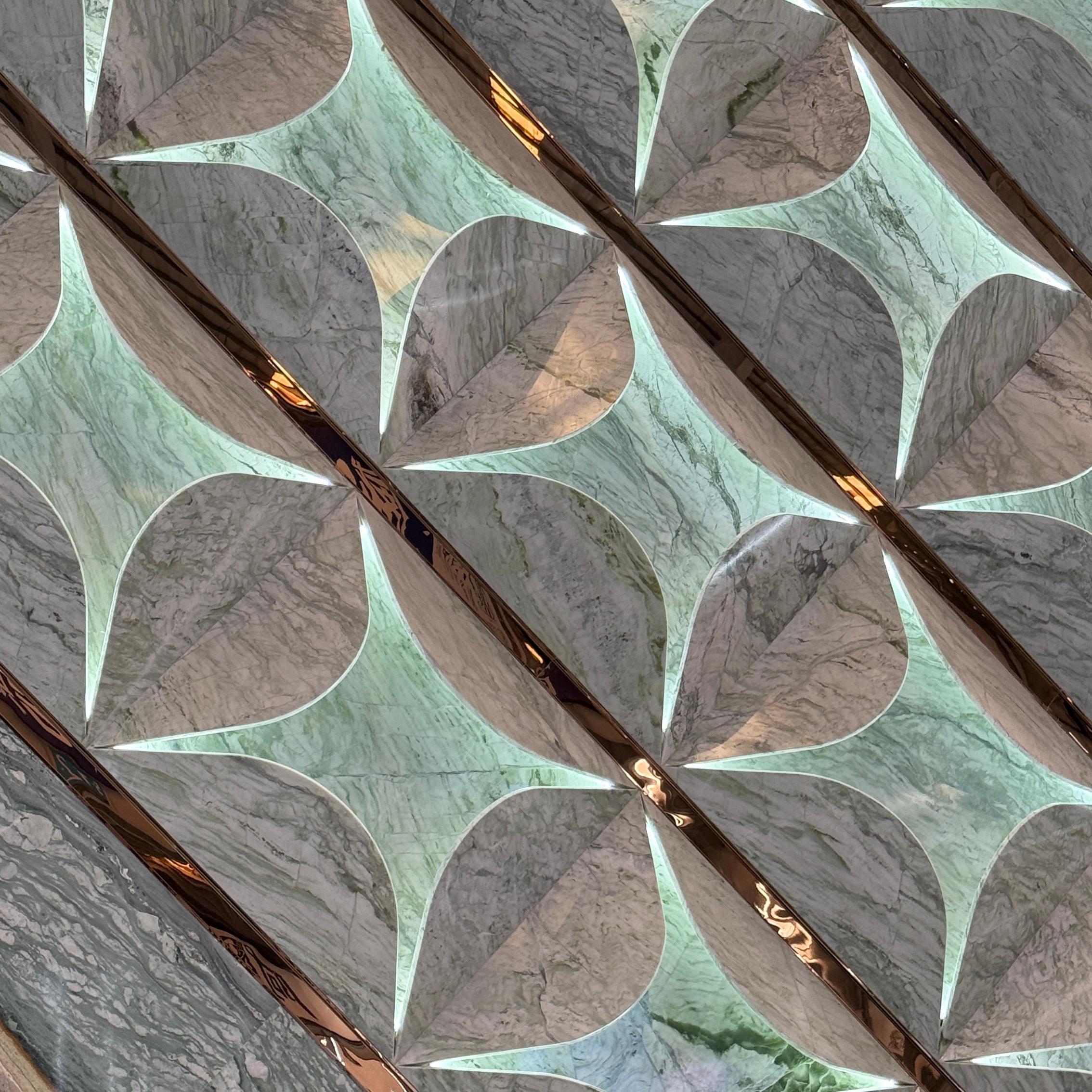 Natural Tiffany Green Marble Slabs