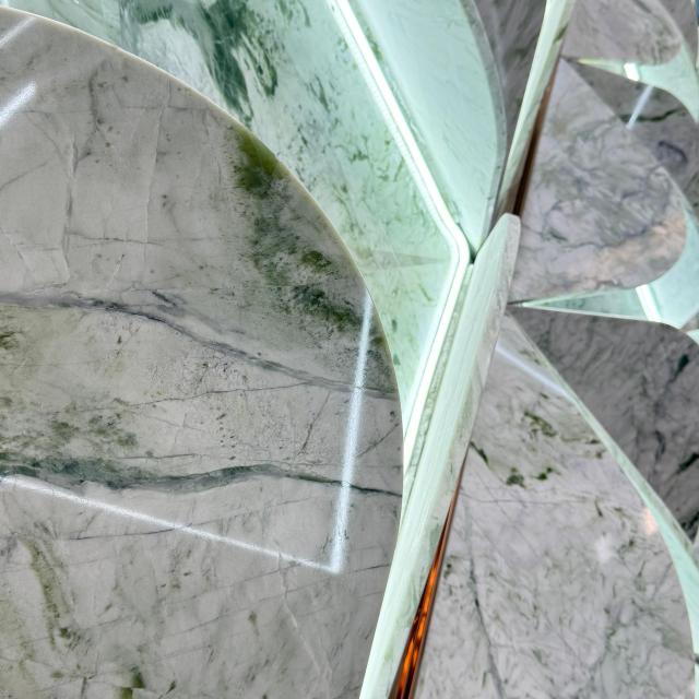 Natural Tiffany Green Marble Slabs