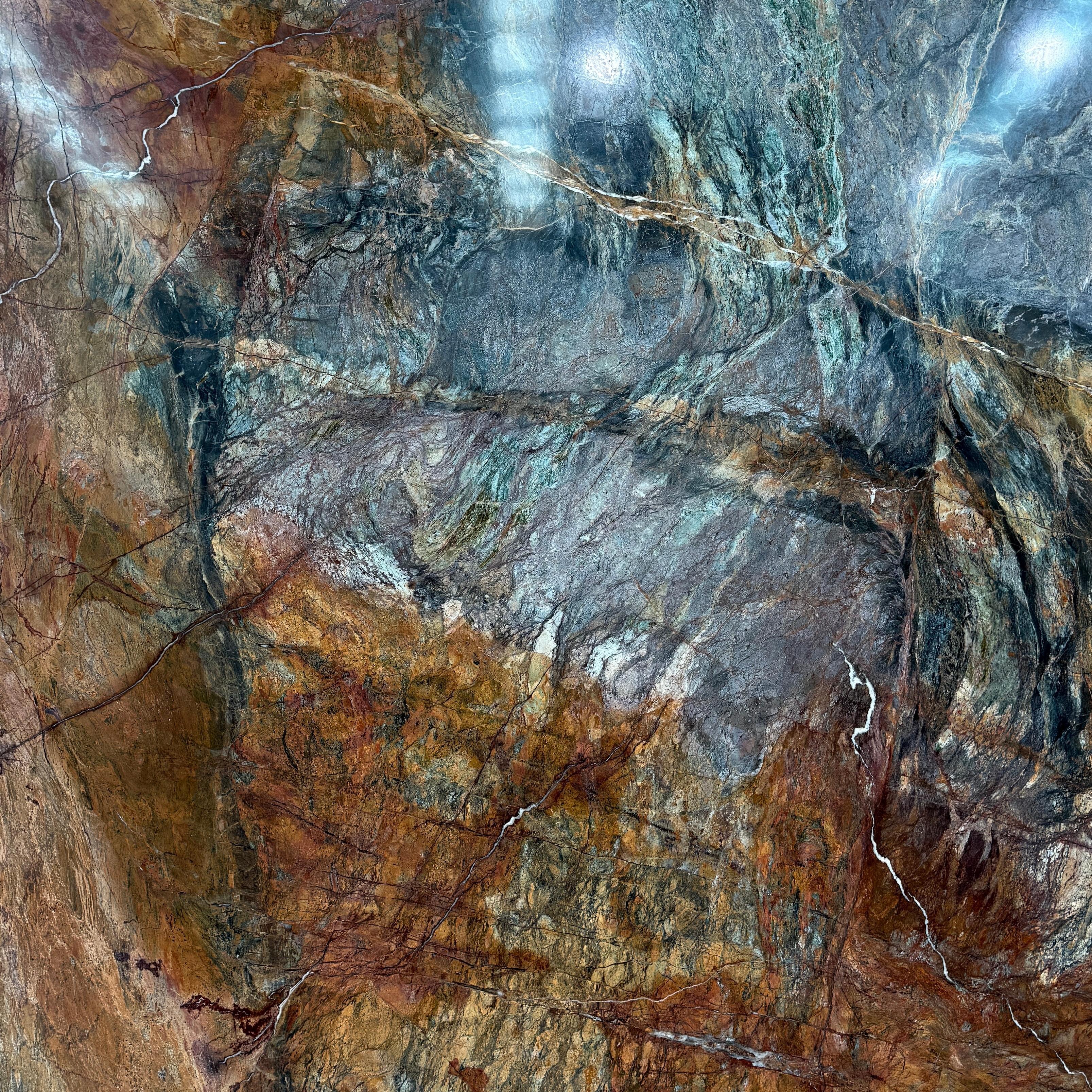 Natural Fusion Green Marble Slab