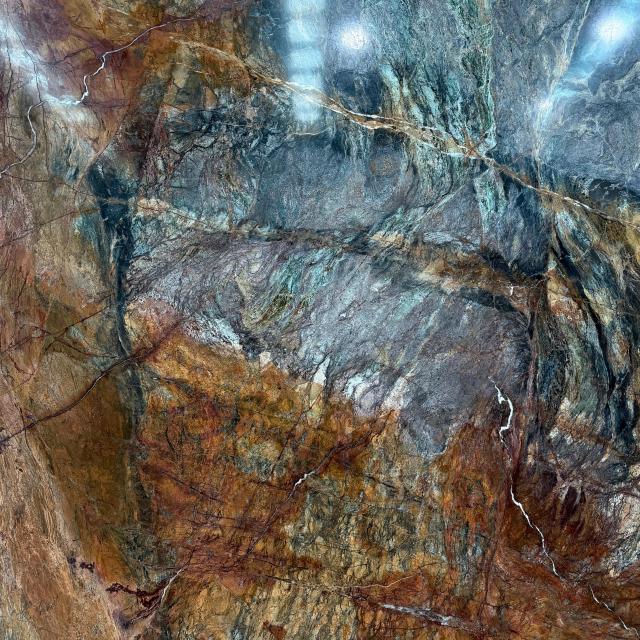 Natural Fusion Green Marble Slab