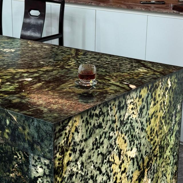 Natural Fusion Green Marble Slab