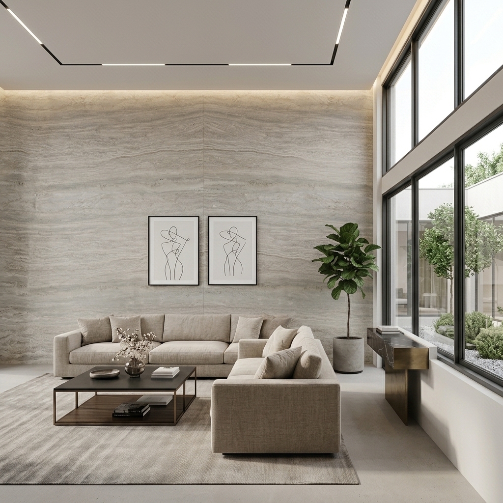 Luxury Lane Crawford Travertine Slabs