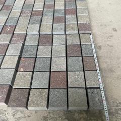 Natural Granite Porphyry Mesh-Mounted Tiles