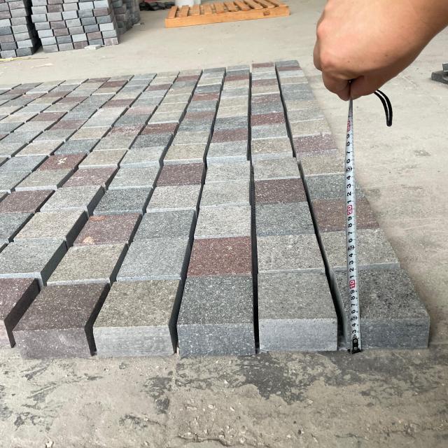 Natural Granite Porphyry Mesh-Mounted Tiles