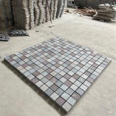 Natural Granite Porphyry Mesh-Mounted Tiles
