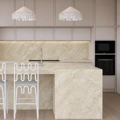 Natural Monet Four Seasons Marble Slab