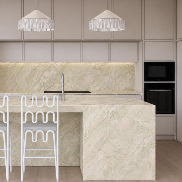 Natural Monet Four Seasons Marble Slab
