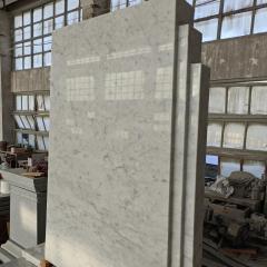 Carrara White Marble Tombstone Rectangular Design