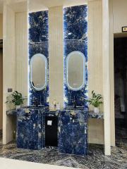 Bolivian Blue Marble Slab Luxury Natural Stone