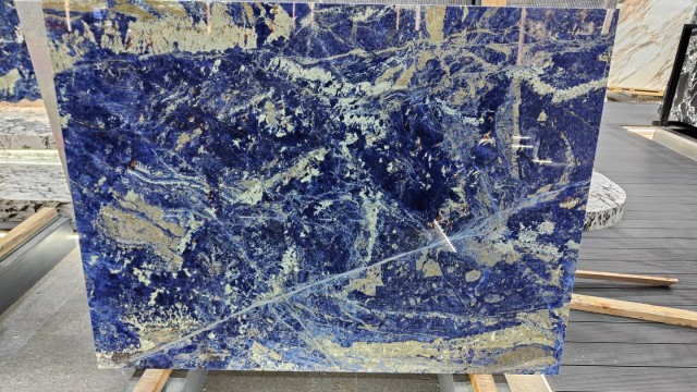 Bolivian Blue Marble Slab Luxury Natural Stone