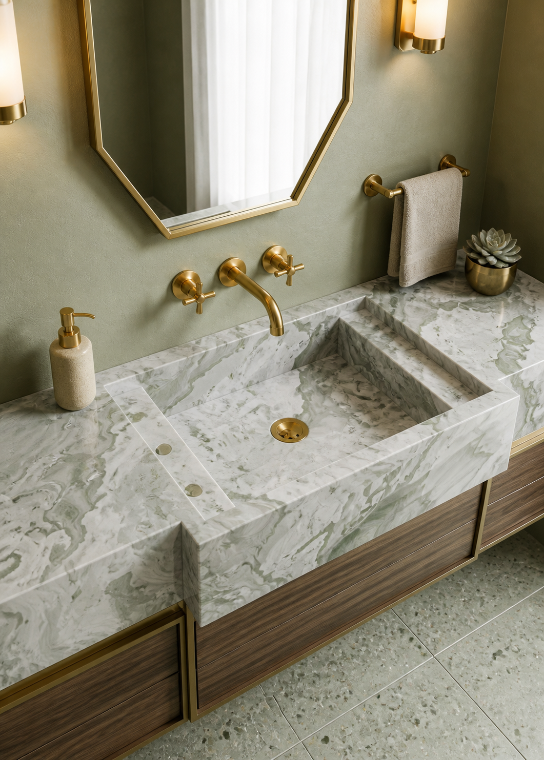 Jade Mirage Onyx Marble Slabs