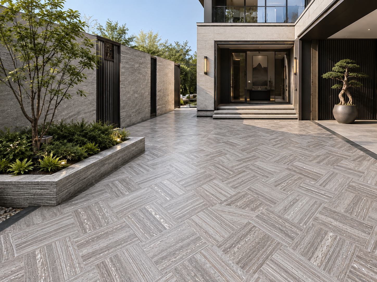 Luxury Cloudflow Blue Marble Slab