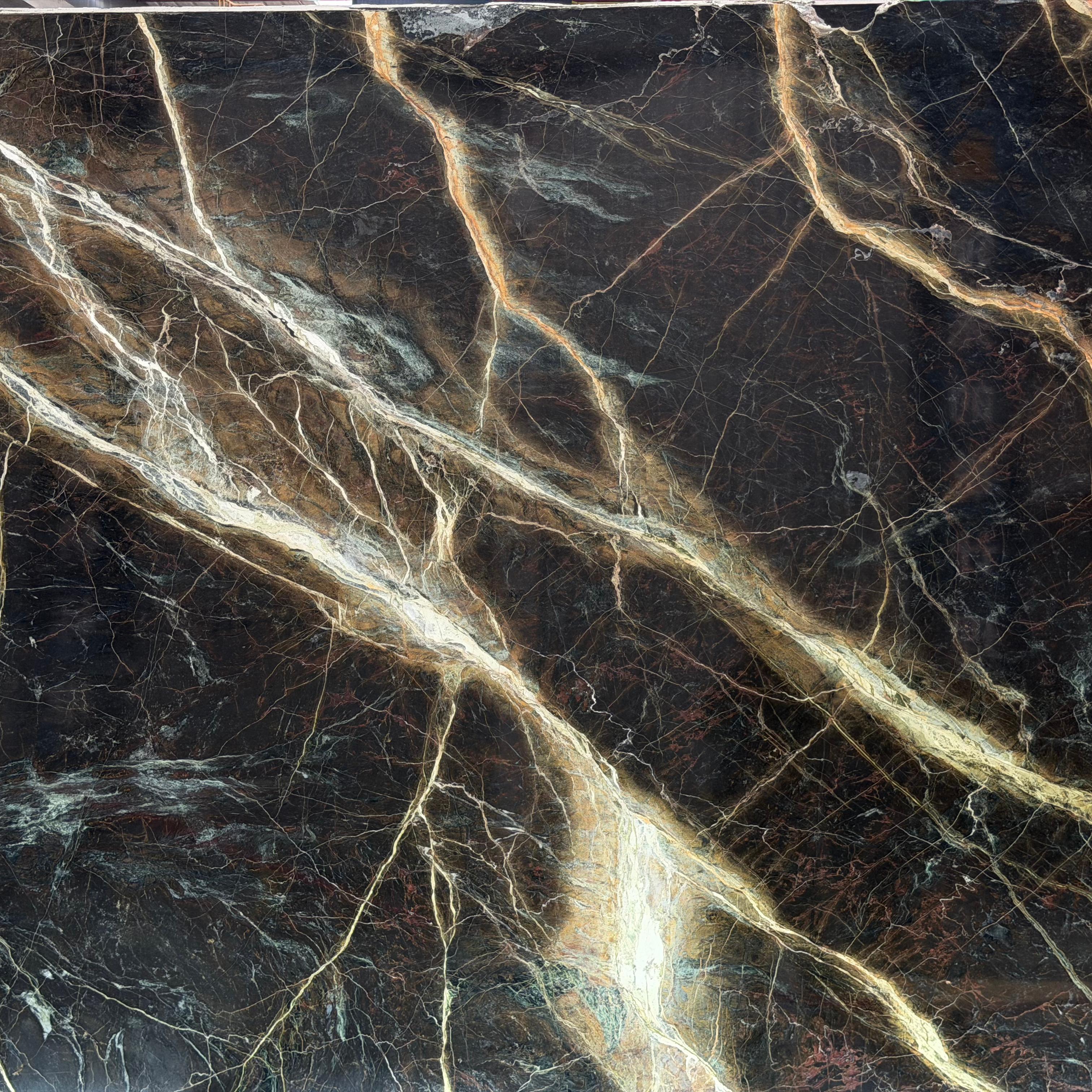 Luxury Golden Veins Marble Slab Premium Gold Vein Stone Slabs