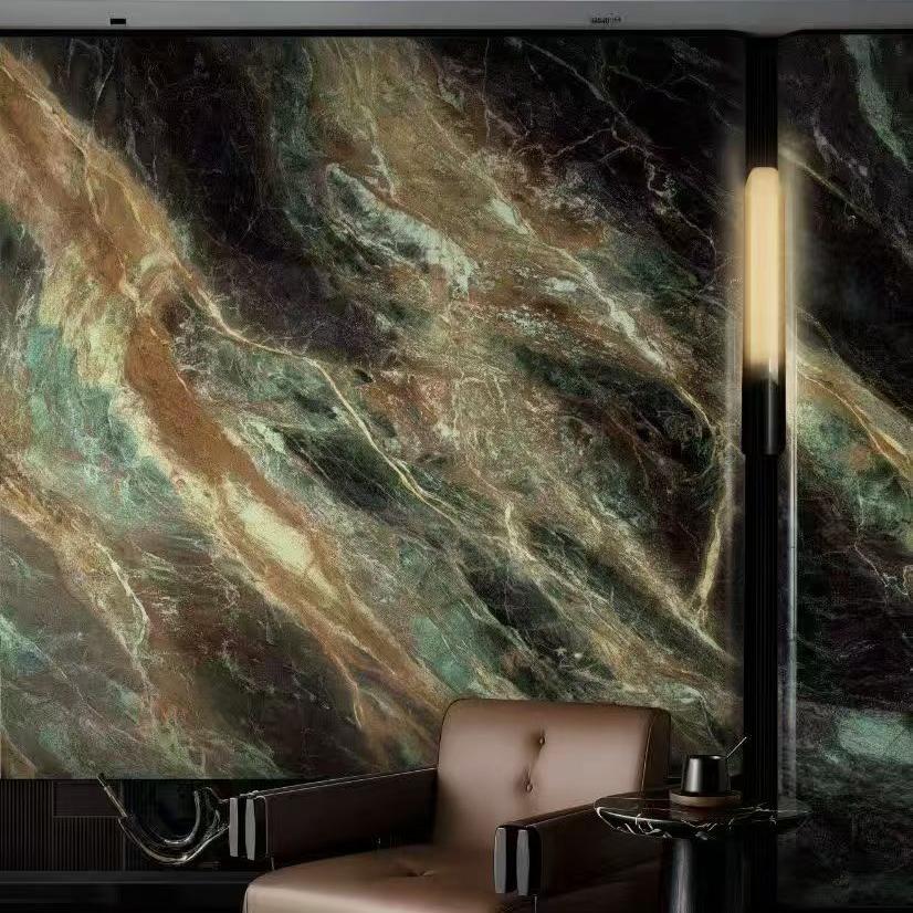 Luxury Golden Veins Marble Slab Premium Gold Vein Stone Slabs