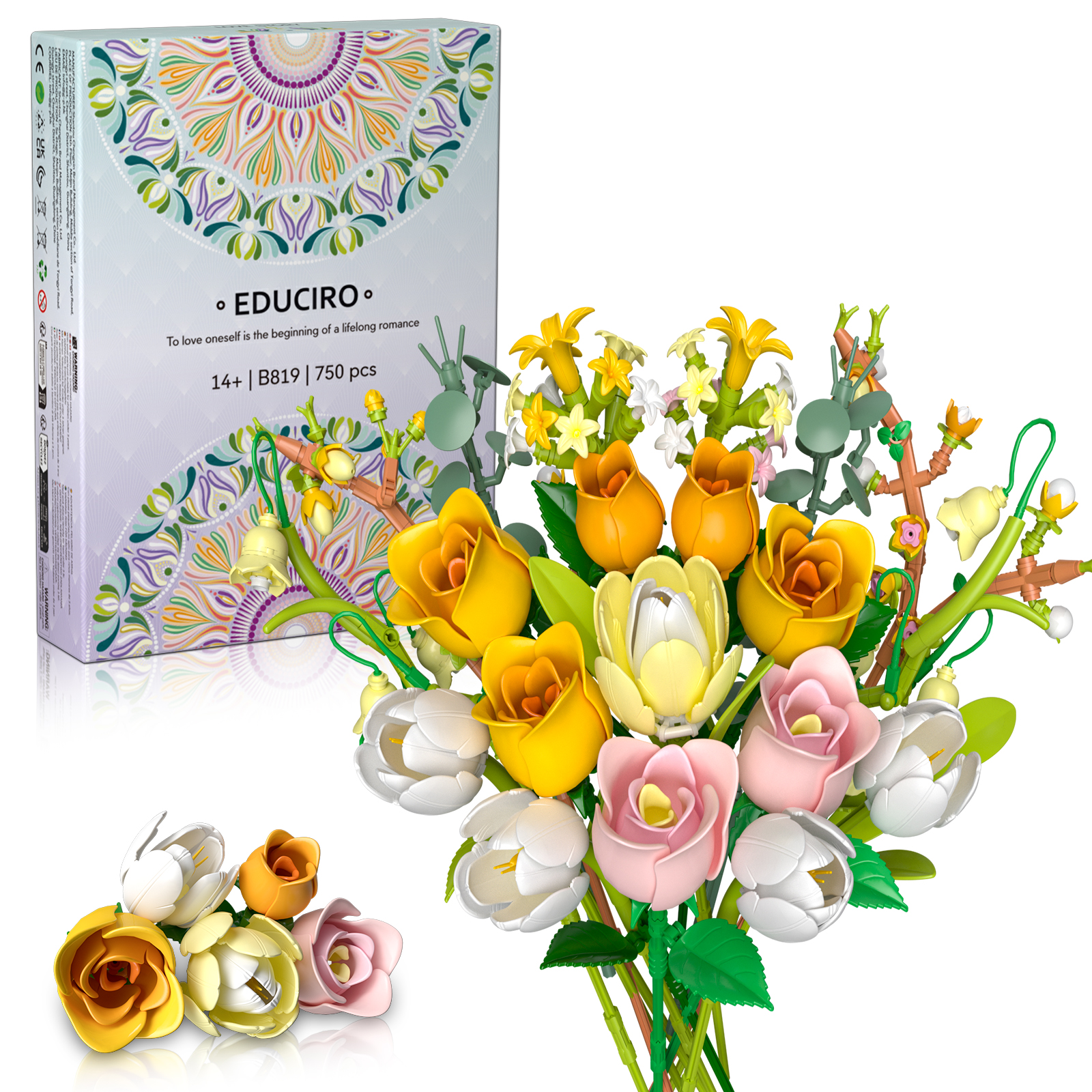 Tulip Rose Flowers Bouquet