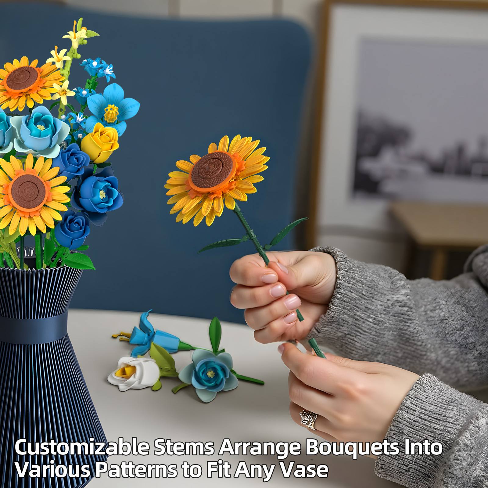 Couples sharing a meaningful moment creating DIY crafts together