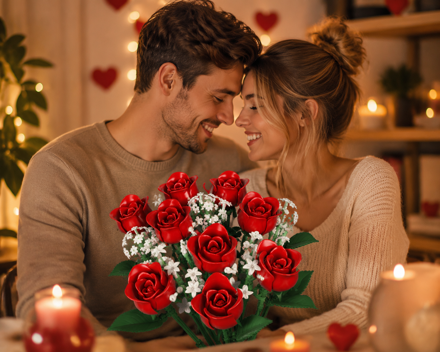 Red Rose Lifestyle Scene