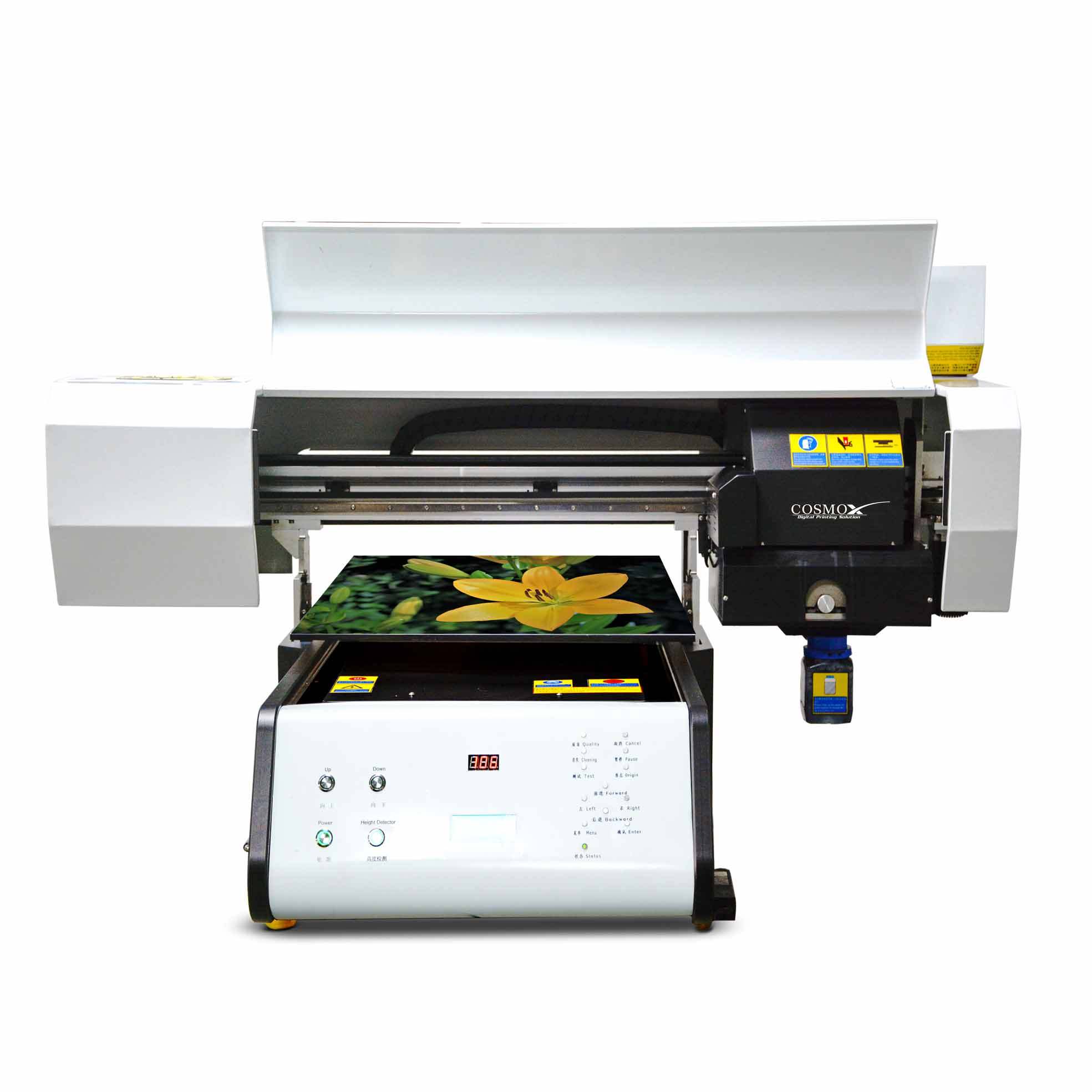 6090 / 6040 UV Printer desktop UV printer white color varnish one pass printing