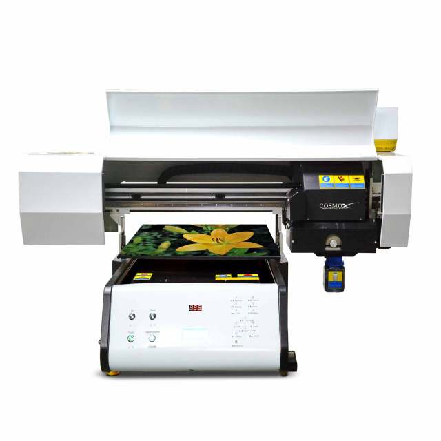 6090 / 6040 UV Printer desktop UV printer white color varnish one pass printing