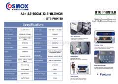 A3+ size UV flatbed printer dual heads UV DTF Printer