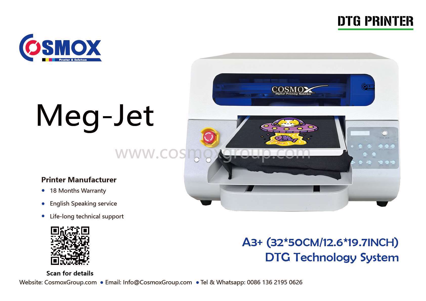 A3+ size UV flatbed printer dual heads UV DTF Printer