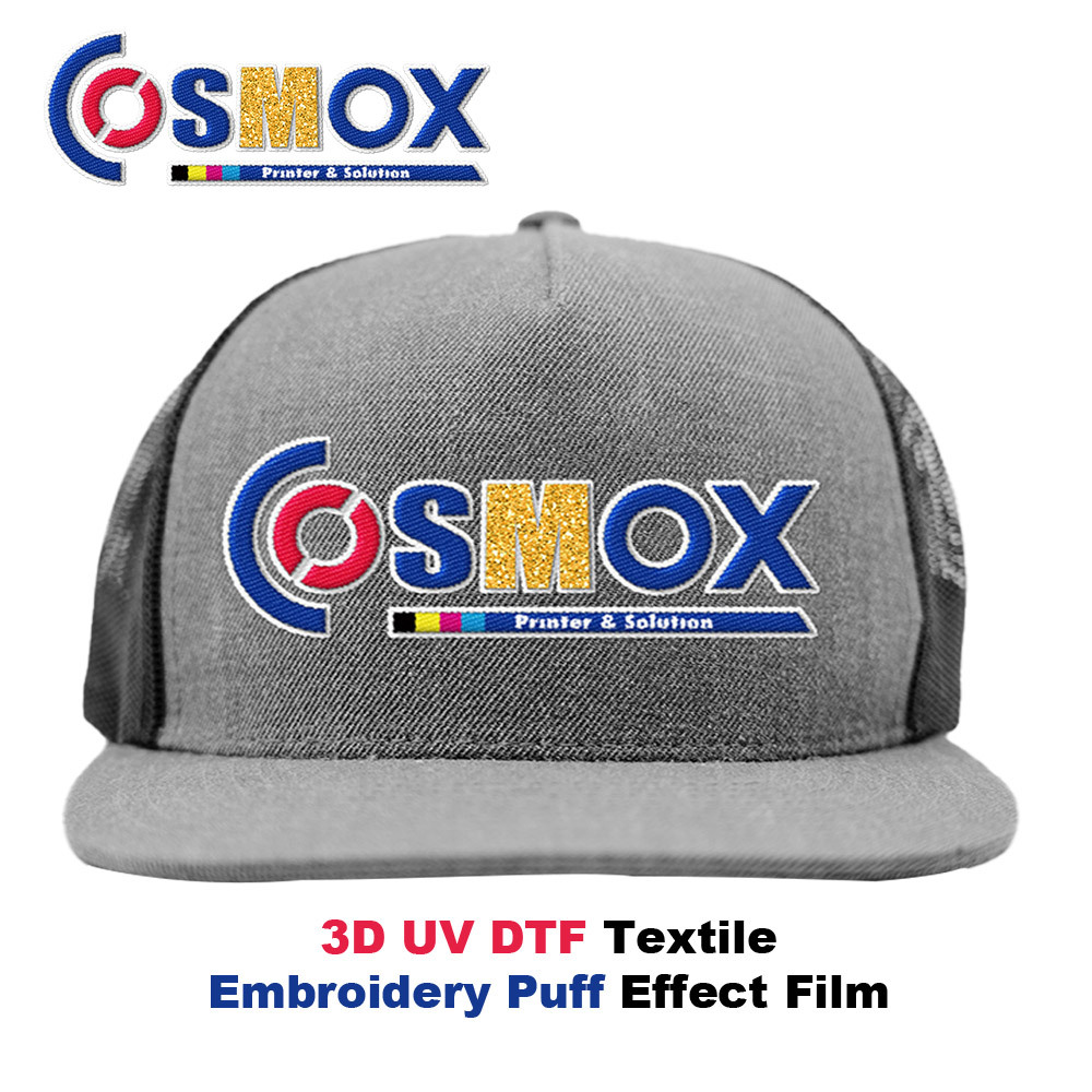 A3 A1 UV 3D Puff Embroidery DTF Printer
