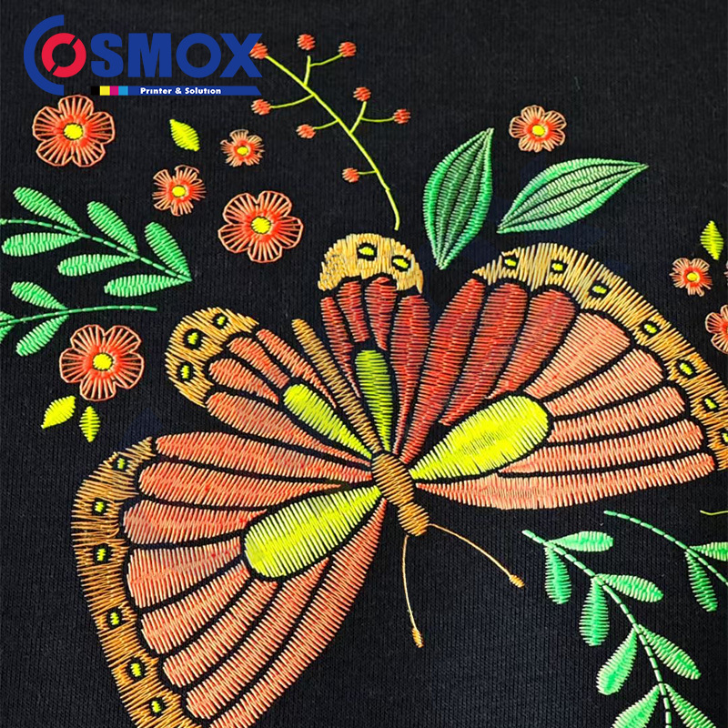 A3 A1 UV 3D Puff Embroidery DTF Printer